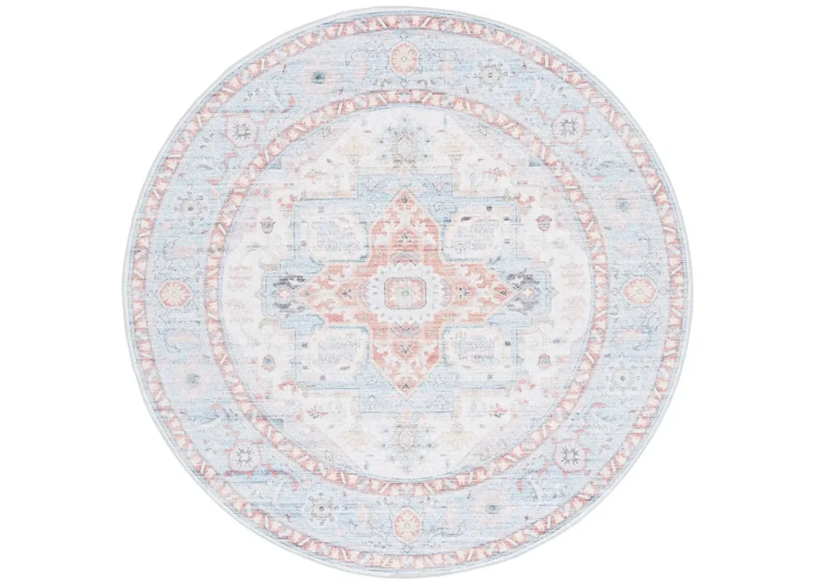 ARIZONA 913 TURQUOISE  6' x 6' Round Round Rug