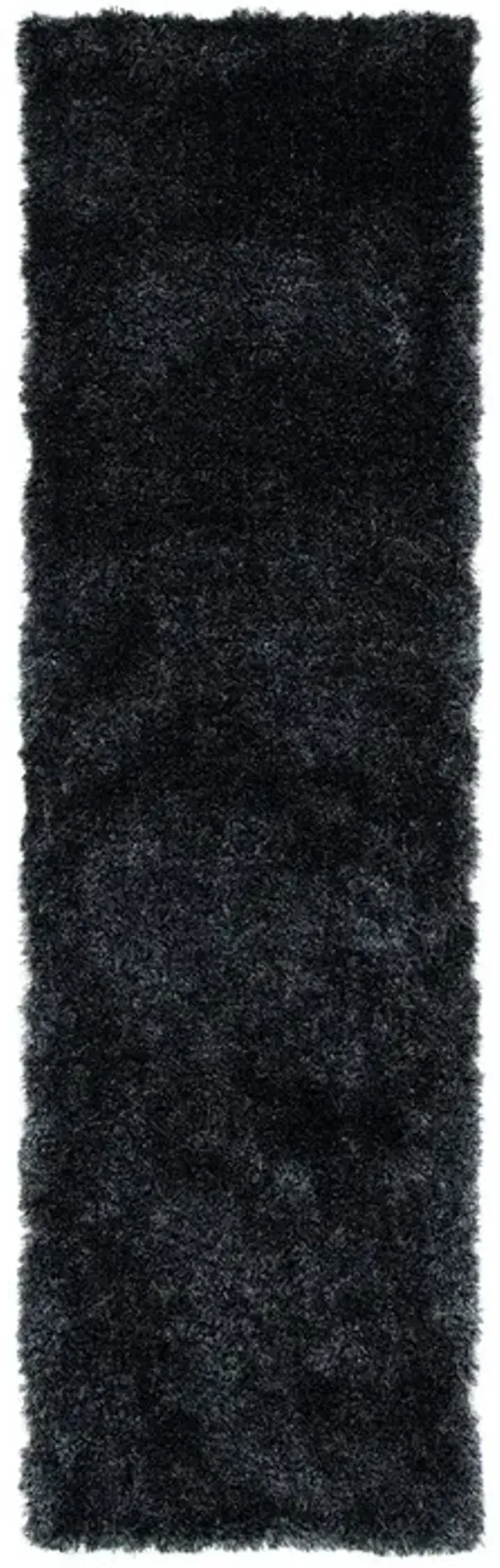 PARIS SHAG 512 Grey 2'-3' X 8' Runner Rug