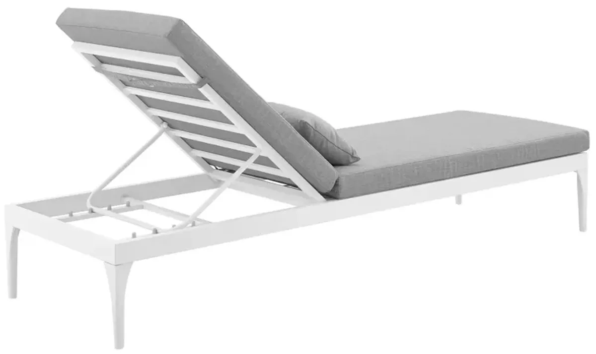 Perspective Cushion Outdoor Chaise Lounge Chair