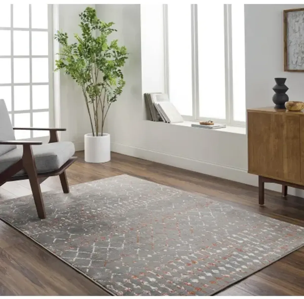 Pisa PSS-2369 5' x 7' Machine Woven Rug