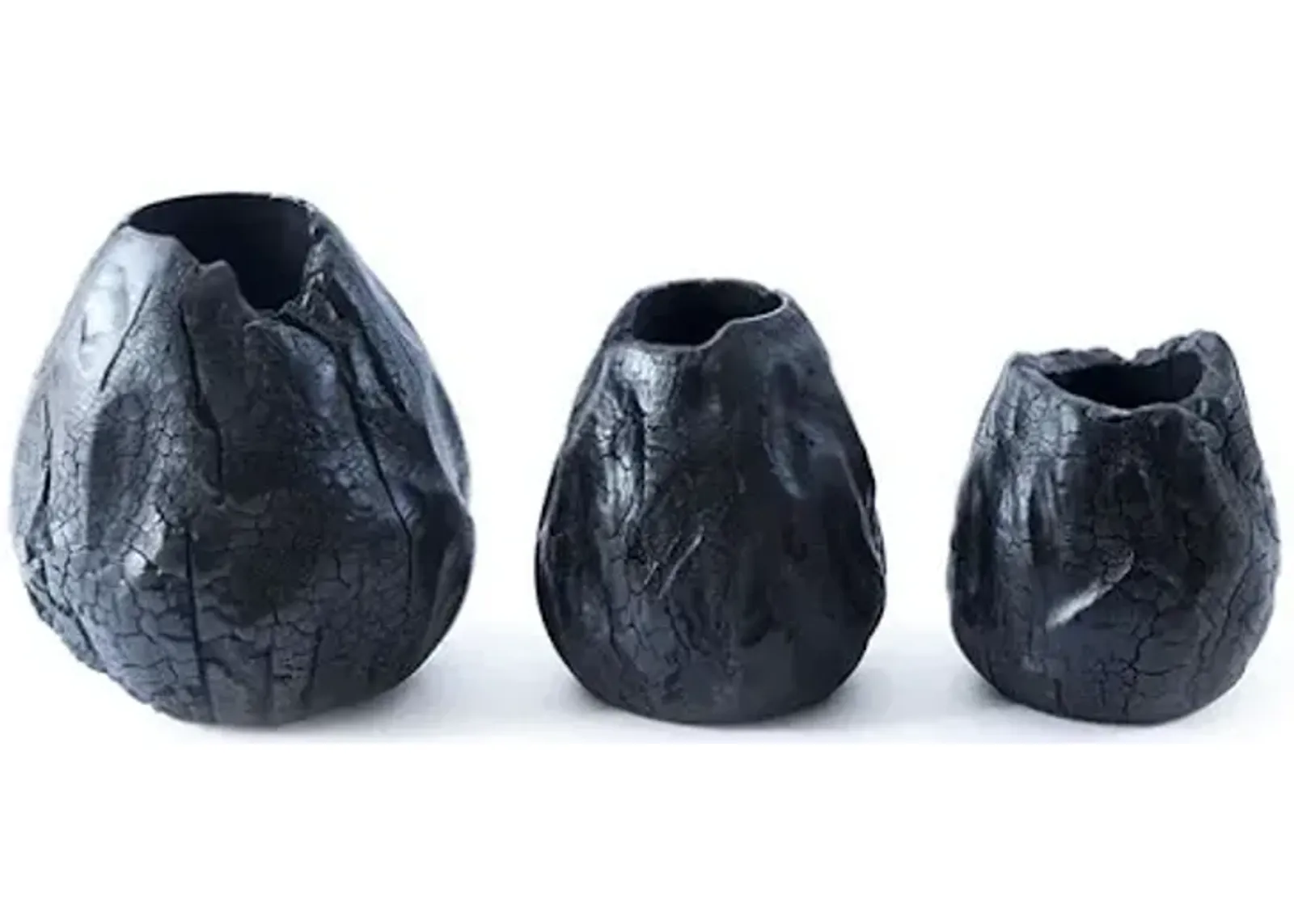 Burnt Hive Vases - Set of 3