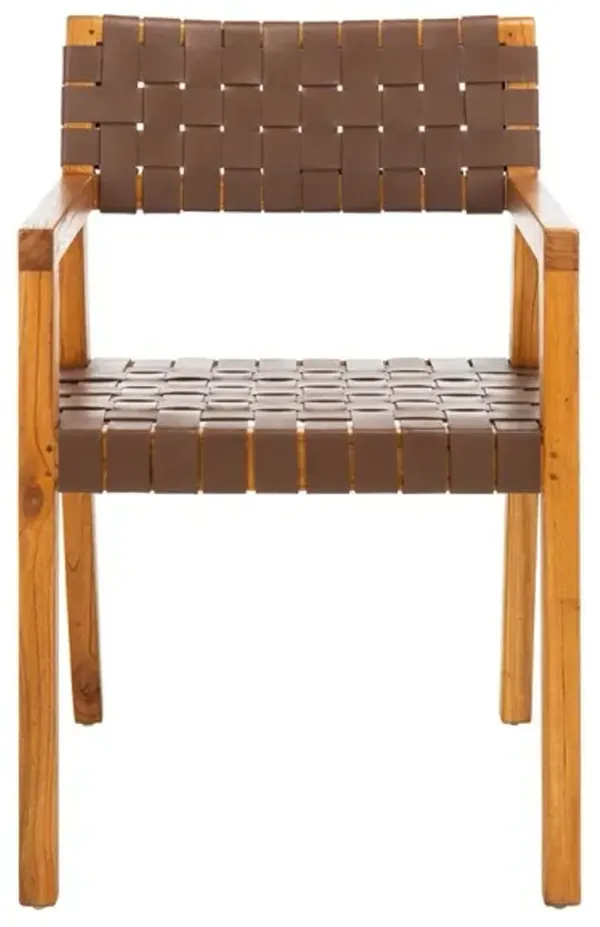 CIRE LEATHER DINING CHAIR