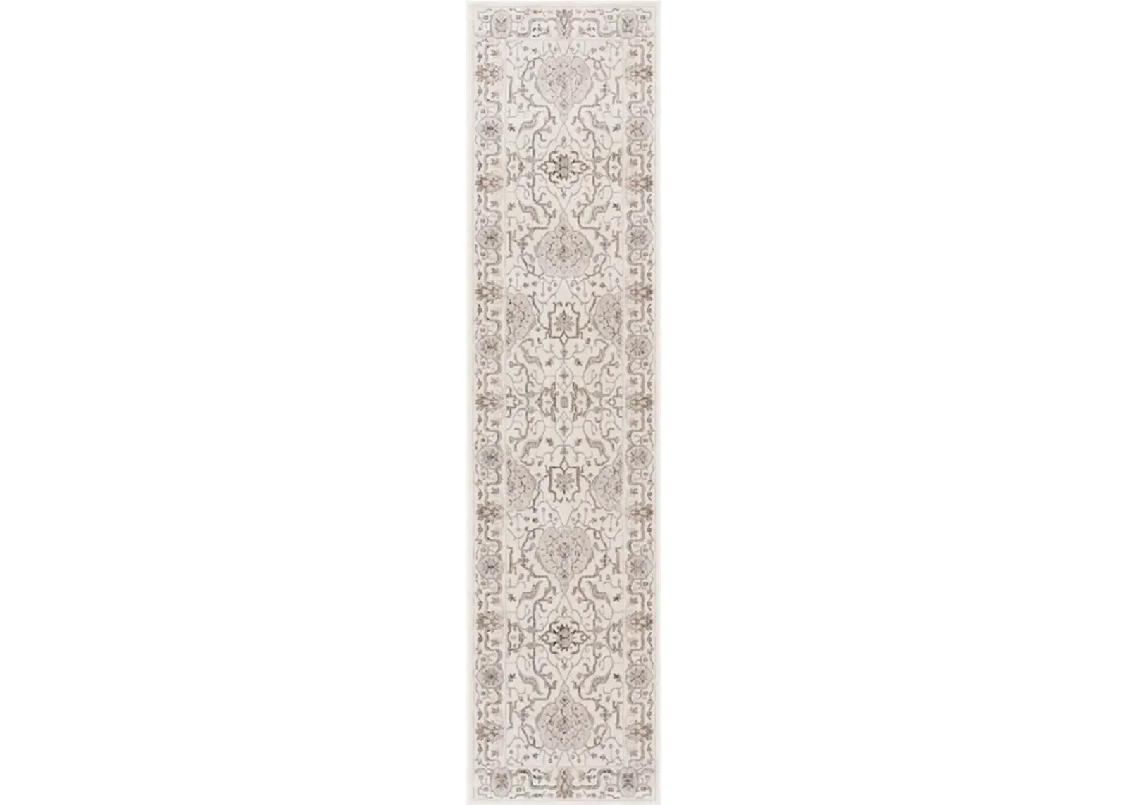 HARLOW 107 Grey  2' X 8' Runner Rug