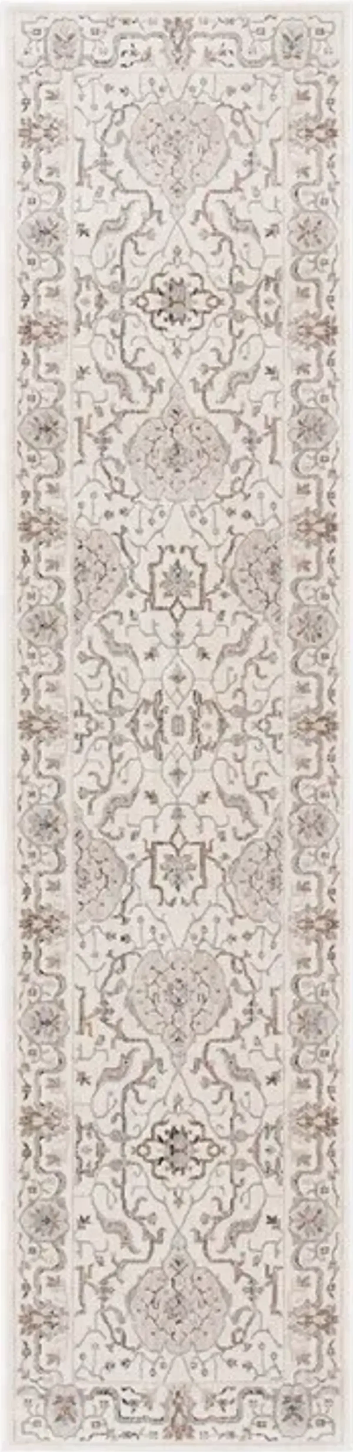 HARLOW 107 Grey  2' X 8' Runner Rug