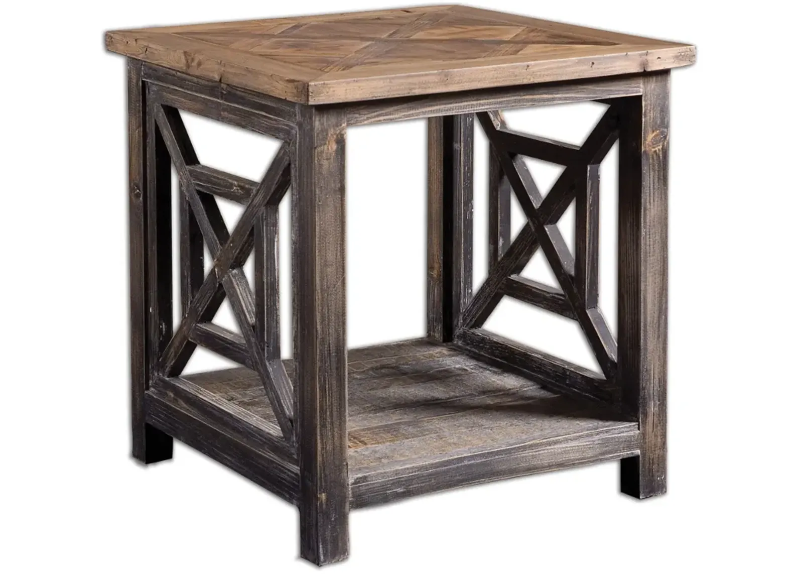 Spiro Reclaimed Wood End Table