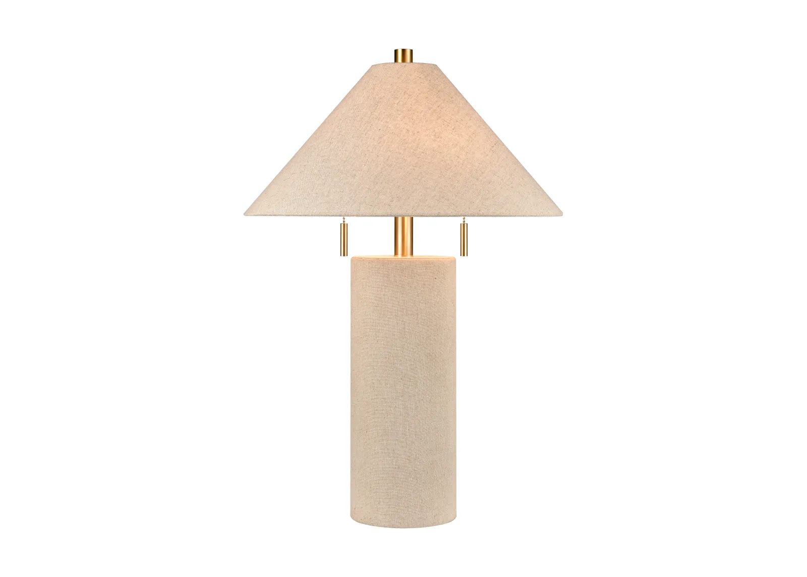 Blythe 26" High 2-Light Table Lamp - Linen