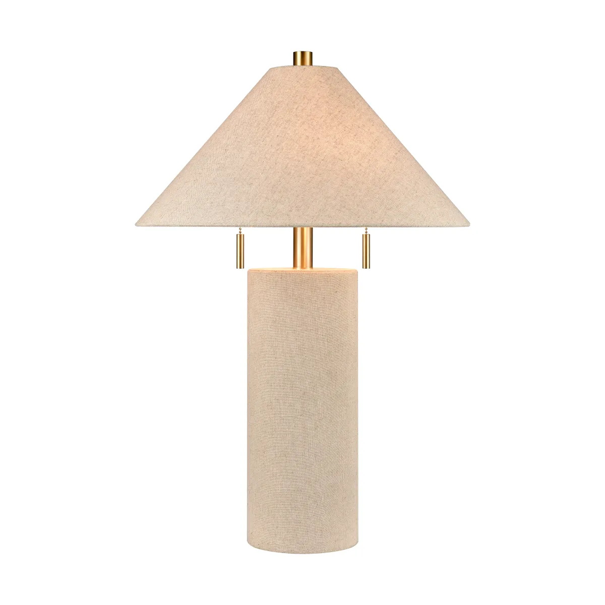 Blythe 26" High 2-Light Table Lamp - Linen