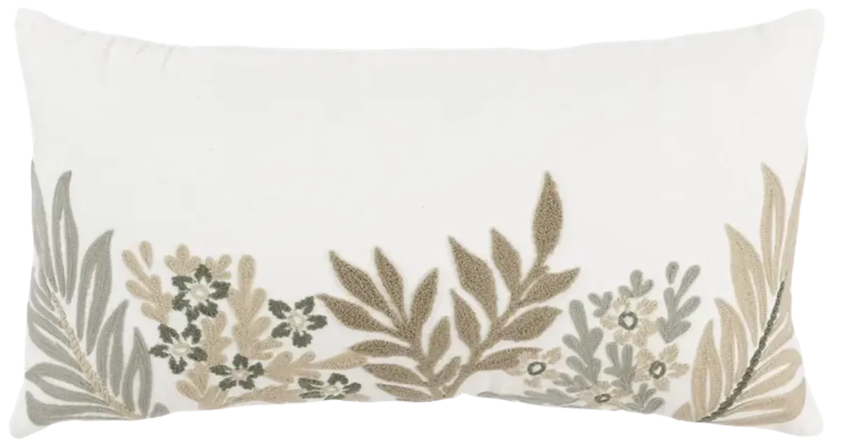 Botanical Taupe Pillow