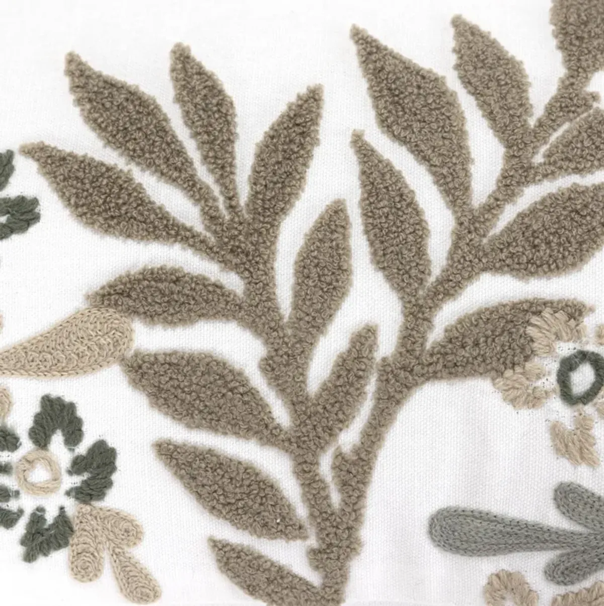 Botanical Taupe Pillow