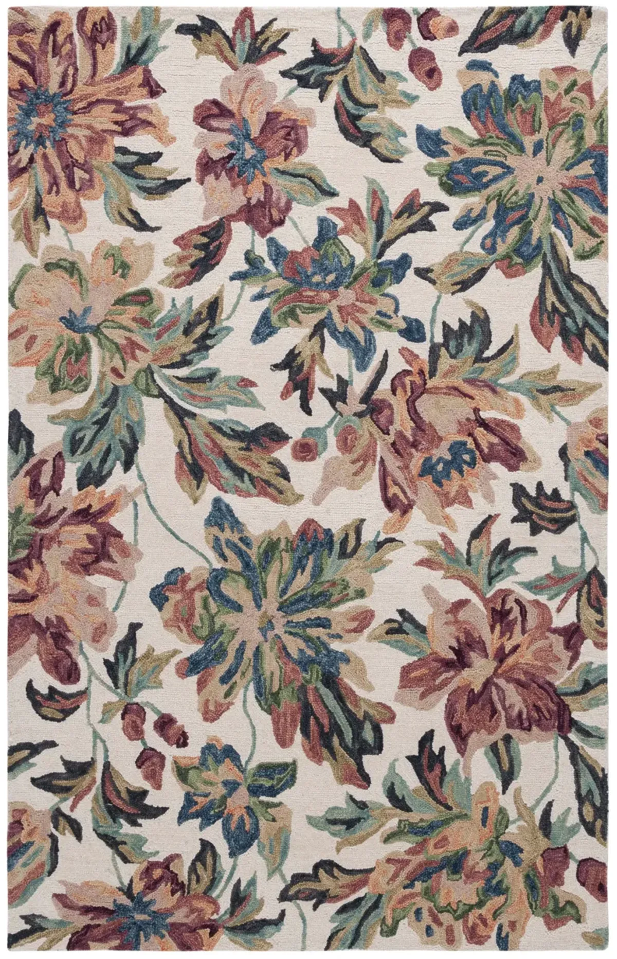 BLOSSOM Hand Tufted 5' x 8' area rug
