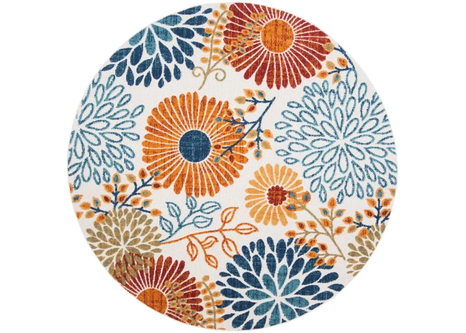 CABANA 832 CREME  10' x 10' Round Round Rug