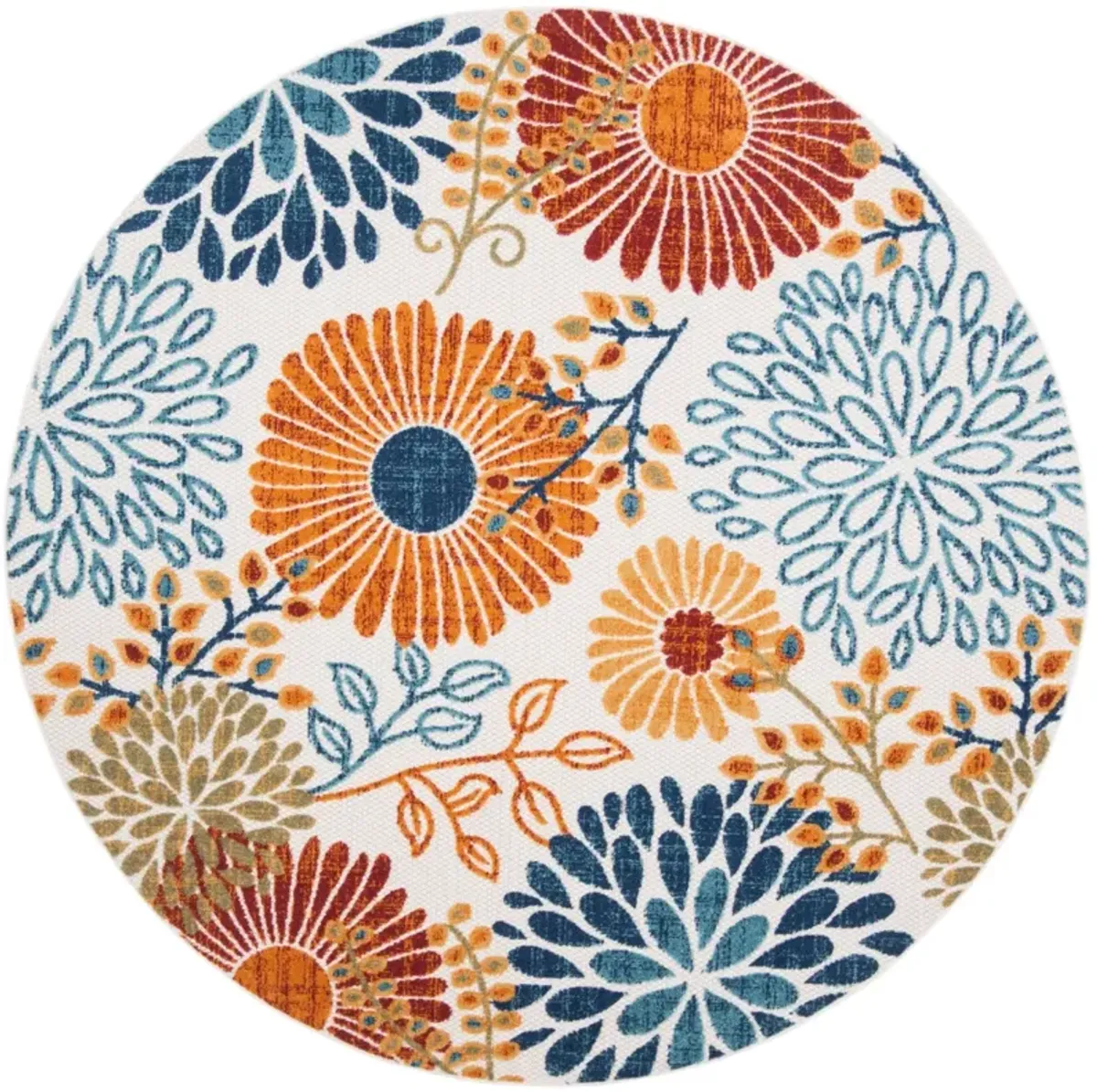 CABANA 832 CREME  10' x 10' Round Round Rug