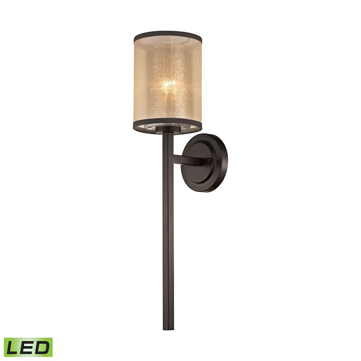 Diffusion 24" High 1-Light Sconce - Oil Rubbed Bronze