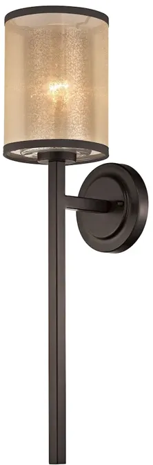 Diffusion 24" High 1-Light Sconce - Oil Rubbed Bronze