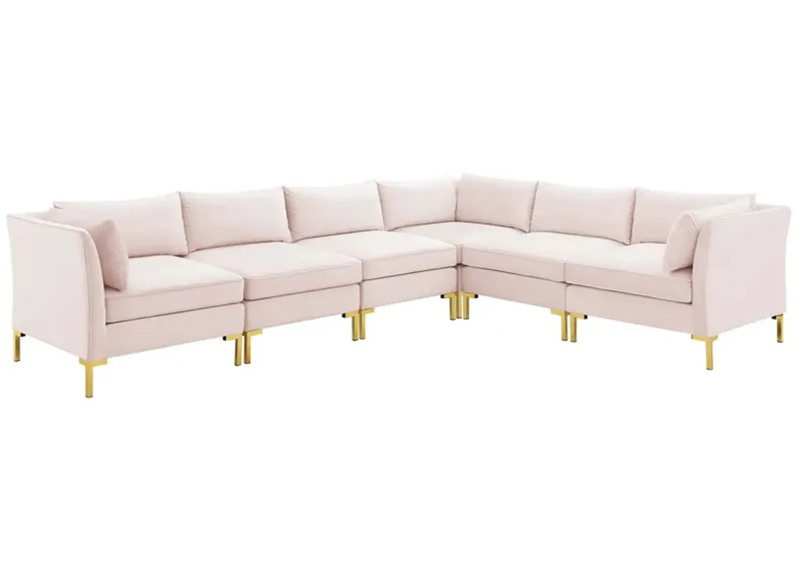 Ardent 6-Piece Performance Velvet Sectional Sofa