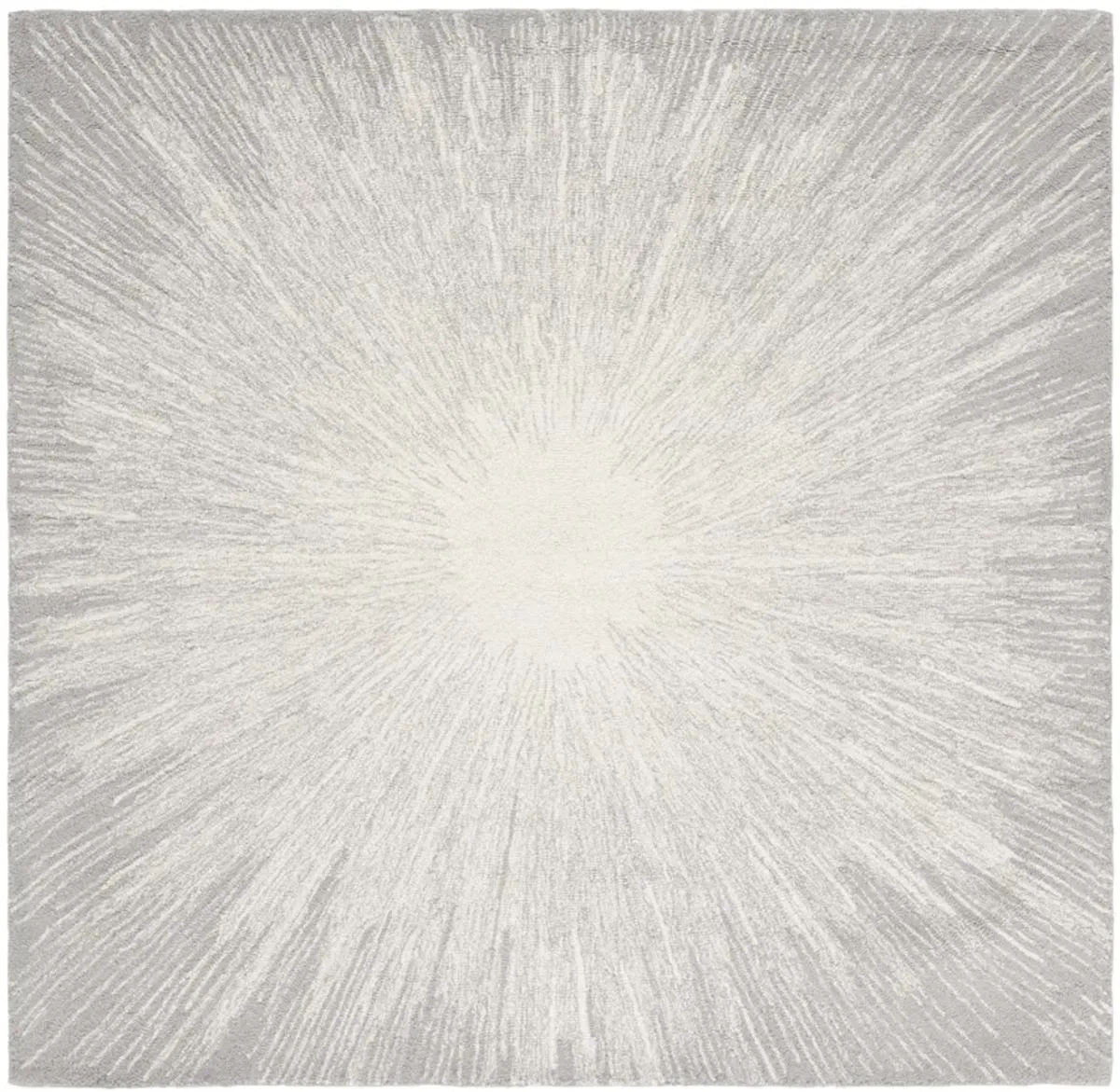 ABSTRACT Hand Tufted 6' x 6' Square area rug