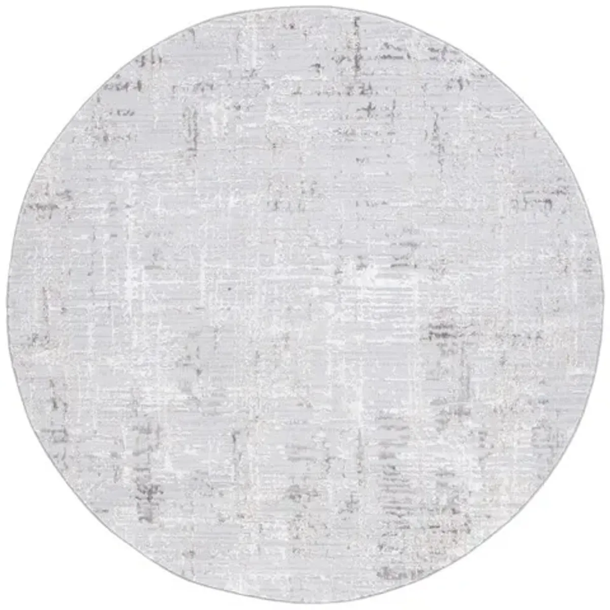 PARKER 100 Grey 6'-7' X 6'-7' Round Round Rug