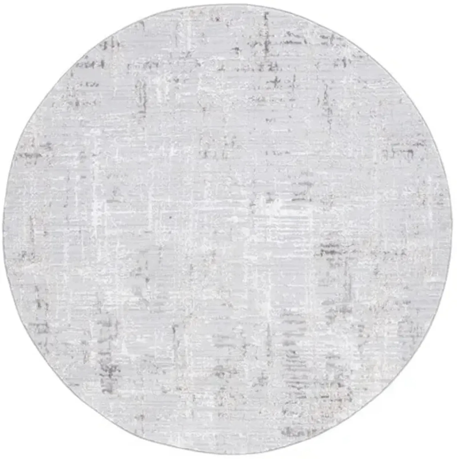 PARKER 100 Grey 6'-7' X 6'-7' Round Round Rug