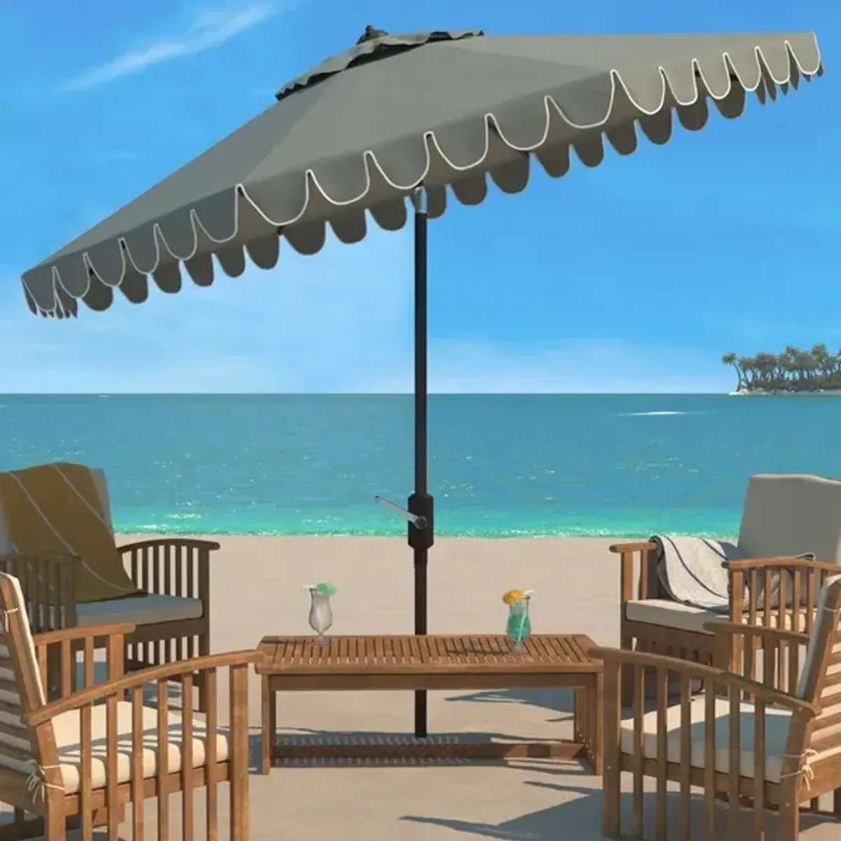 VENICE 11FT CRANK UMBRELLA