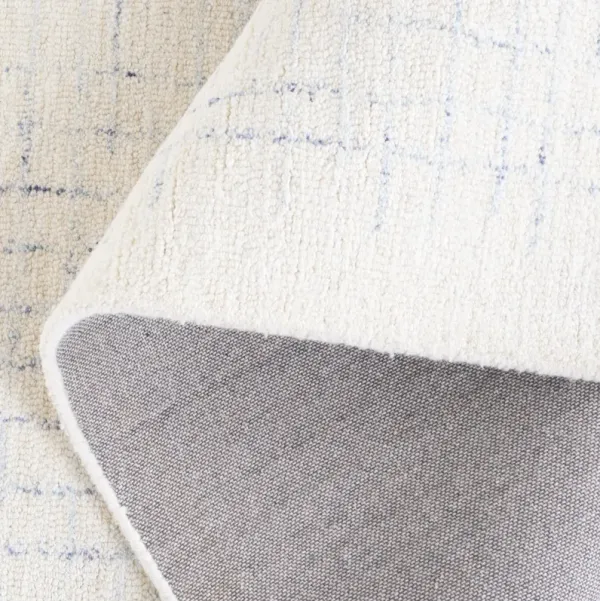 EBONY 906 IVORY  6' x 6' Square Square Rug