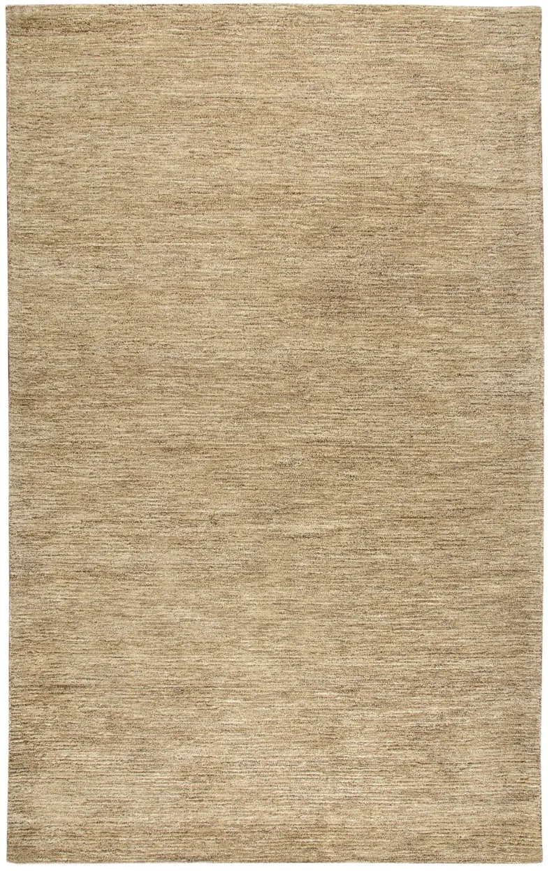 Fifth Avenue Brown Solid Wool 8' x 10' Rectangle Rug