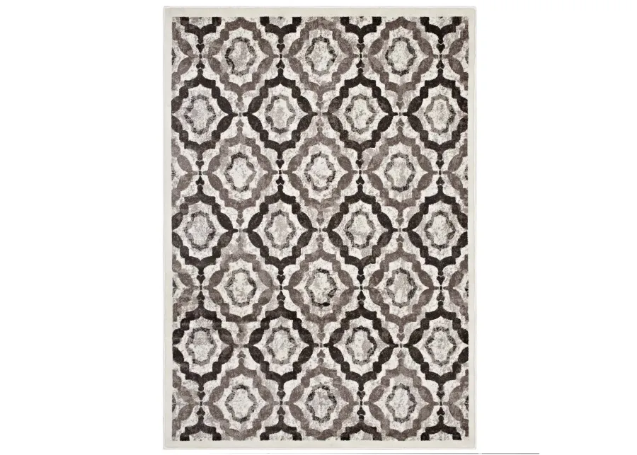 Kalinda Rustic Vintage Moroccan Trellis 8x10 Area Rug