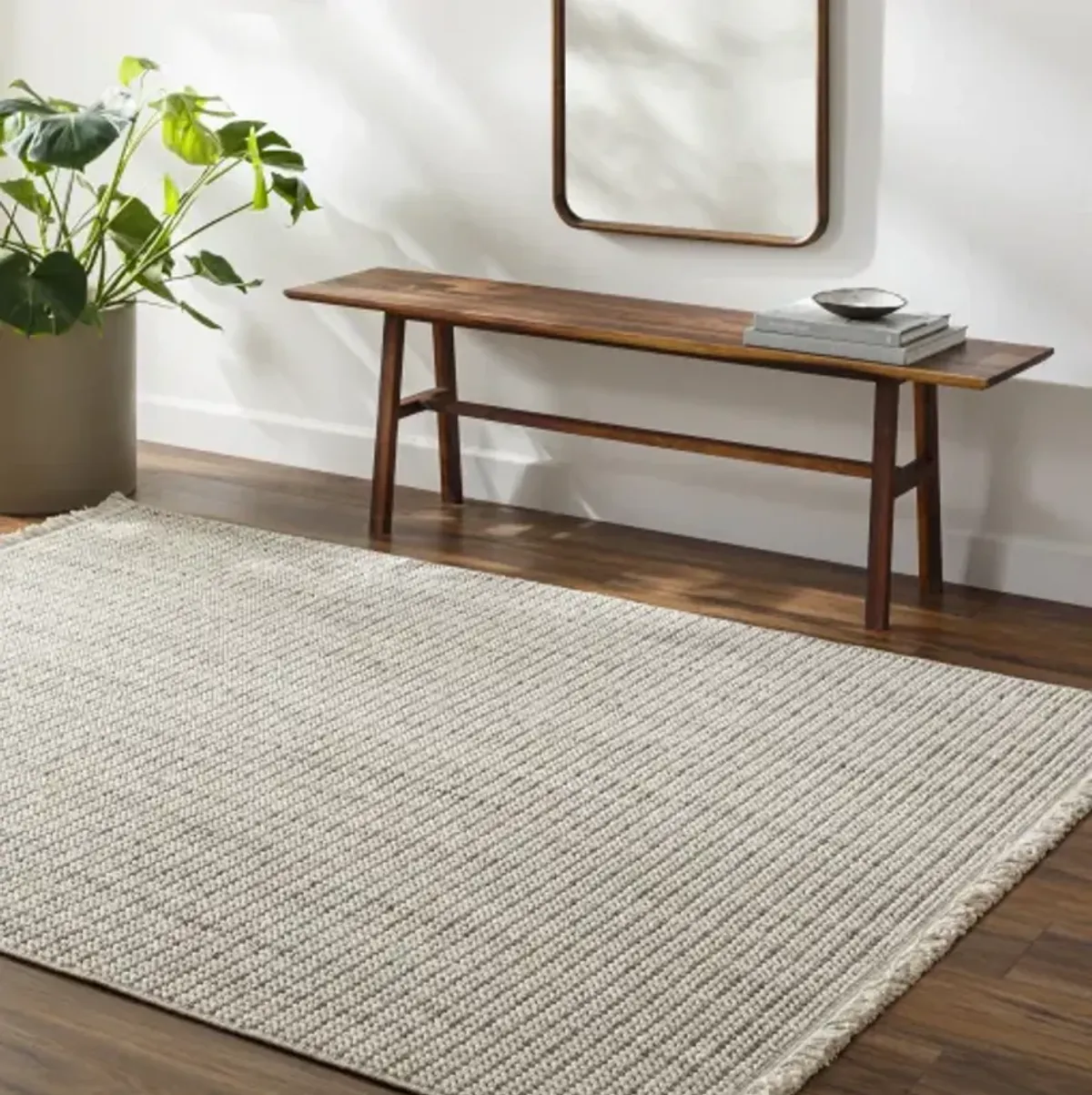 New Delhi NWH-2303 3'10" x 5'7" Machine Woven Rug