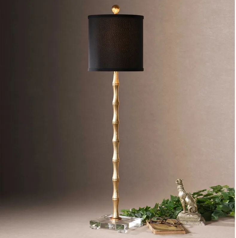 Quindici Metal Bamboo Buffet Lamp