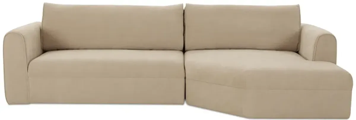 Madrid Right Sectional Cool Beige