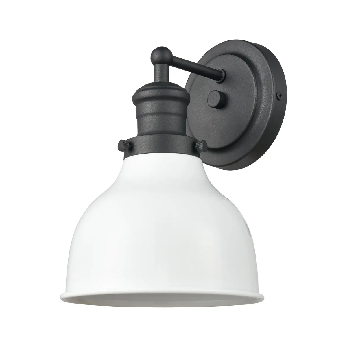 Haralson 10" High 1-Light Sconce - Charcoal