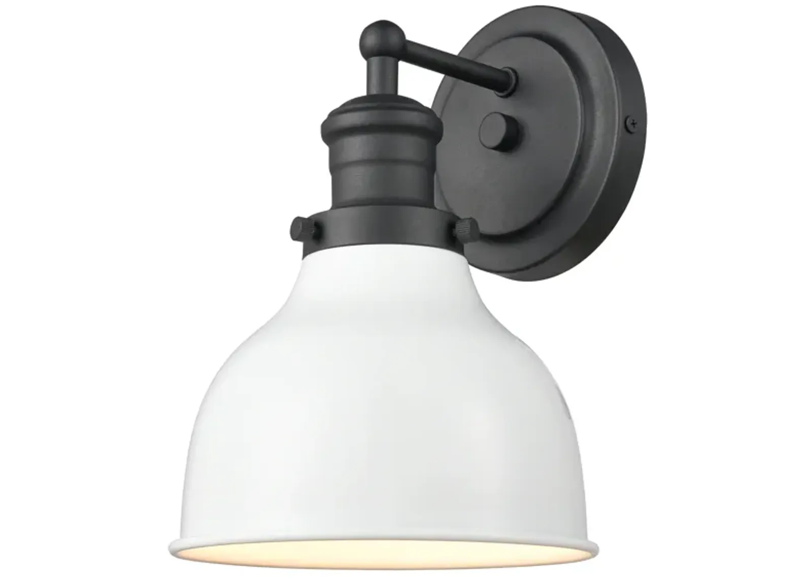 Haralson 10" High 1-Light Sconce - Charcoal