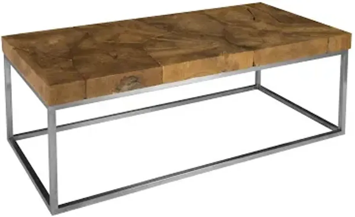 Teak Puzzle Coffee Table