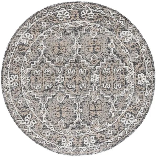 ANTIQUITY Hand Tufted 6' x 6' Round area rug