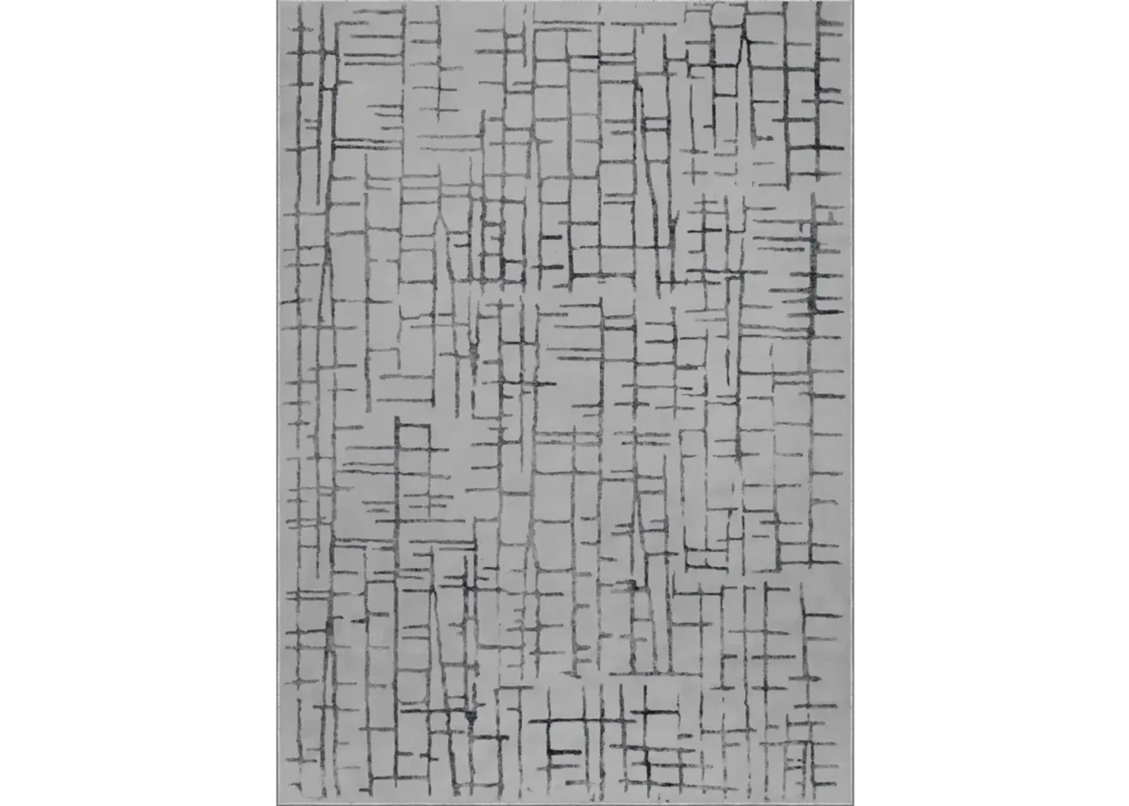 ARIELLA Grey/Blue Rectangle 5'3" x 7'3" ft  Rug