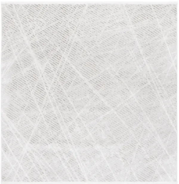 MILA 236 GREY  6'-7' x 6'-7' Square Square Rug