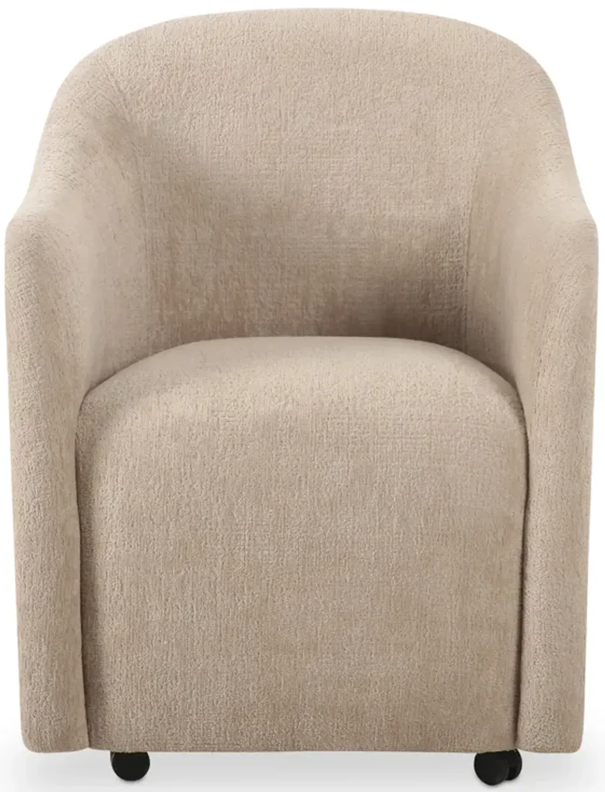 Drava Rolling Dining Chair Beige