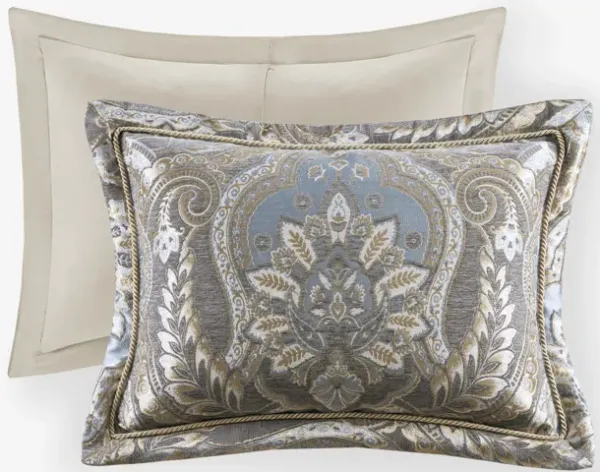 Croscill Classics Julius Blue/Grey 4 Piece Comforter Set