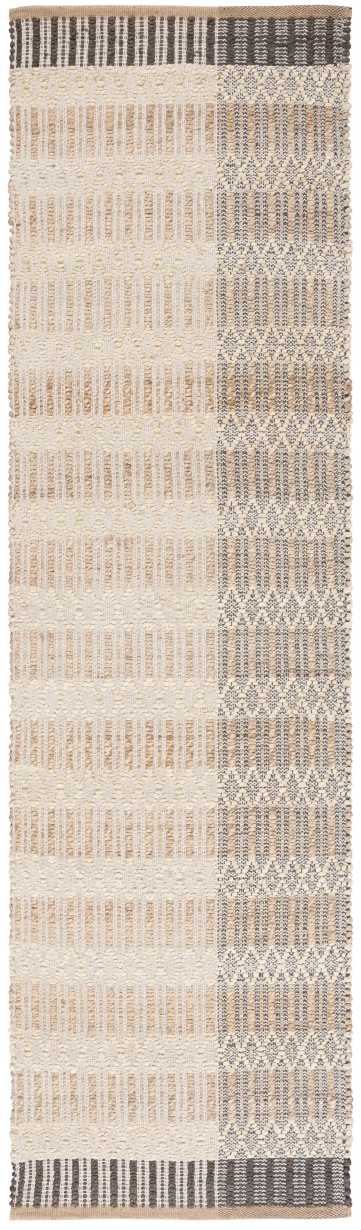 NATURAL FIBER 852 NATURAL  2'-3' x 8' Runner Rug