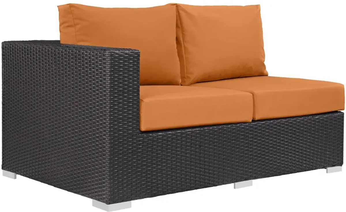 Convene Outdoor Patio Left Arm Loveseat