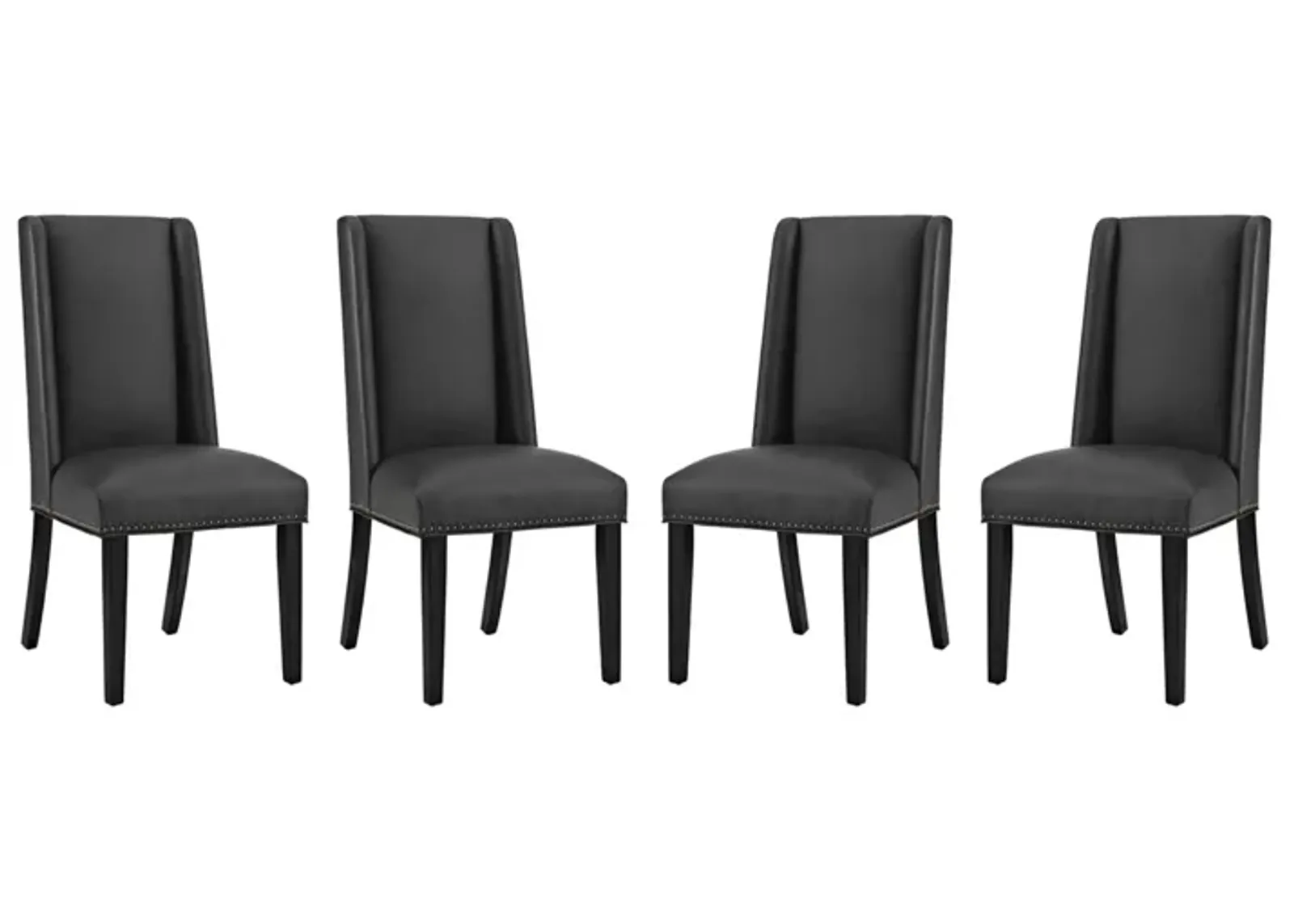 Baron Dining Chair Vinyl Set of 4