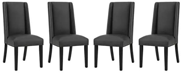 Baron Dining Chair Vinyl Set of 4