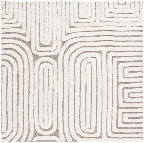 KILIM 652 BEIGE  4' x 4' Square Square Rug