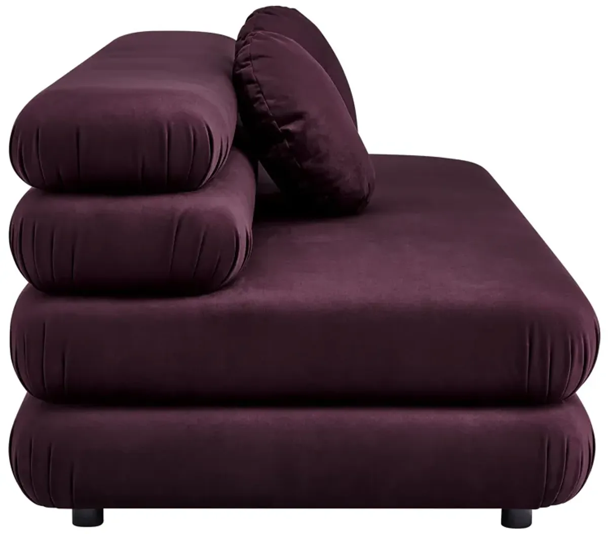 Jubilee Modular Performance Velvet Armless Loveseat by Modway