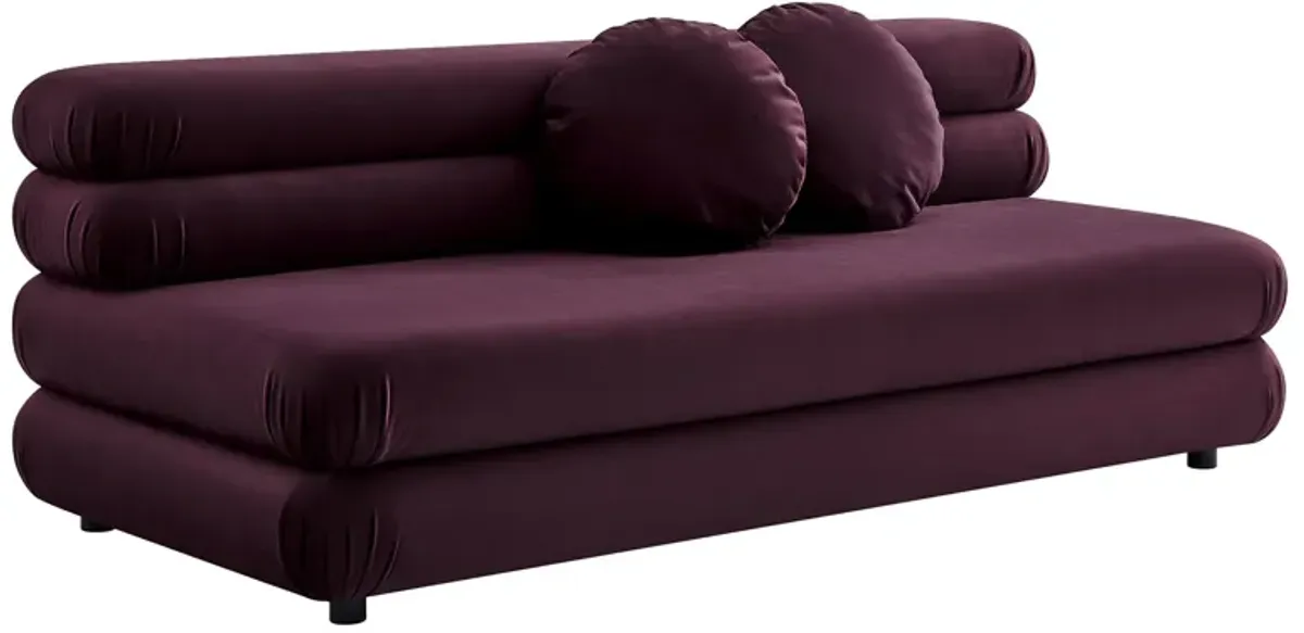 Jubilee Modular Performance Velvet Armless Loveseat by Modway