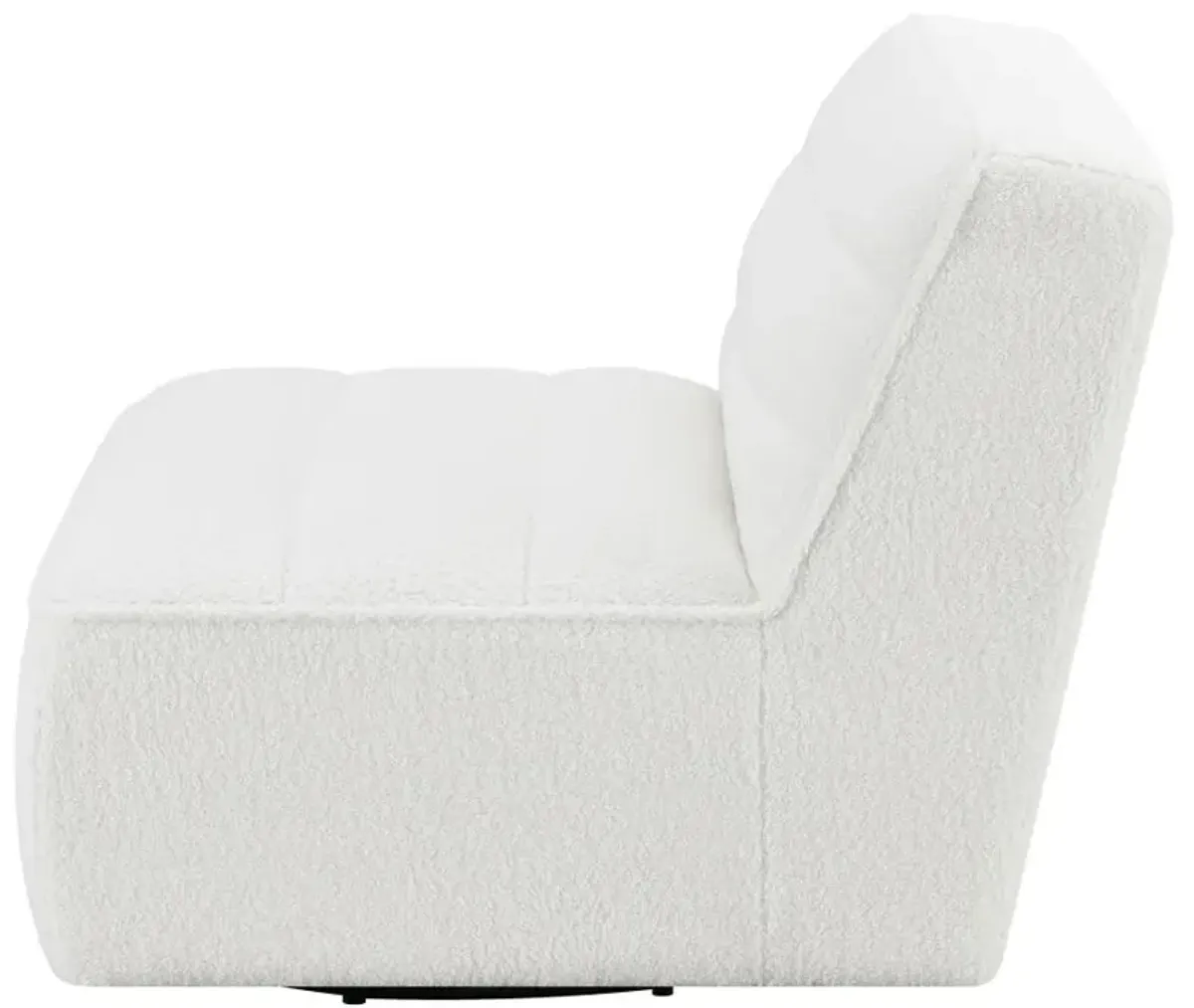 Aberdare Upholstered Swivel Armless Chair