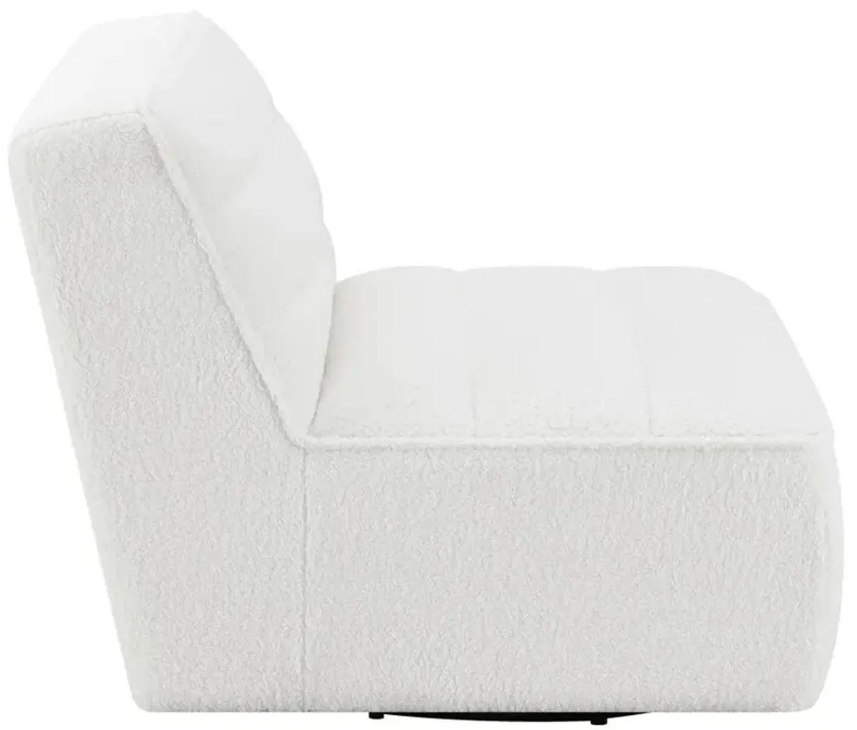 Aberdare Upholstered Swivel Armless Chair