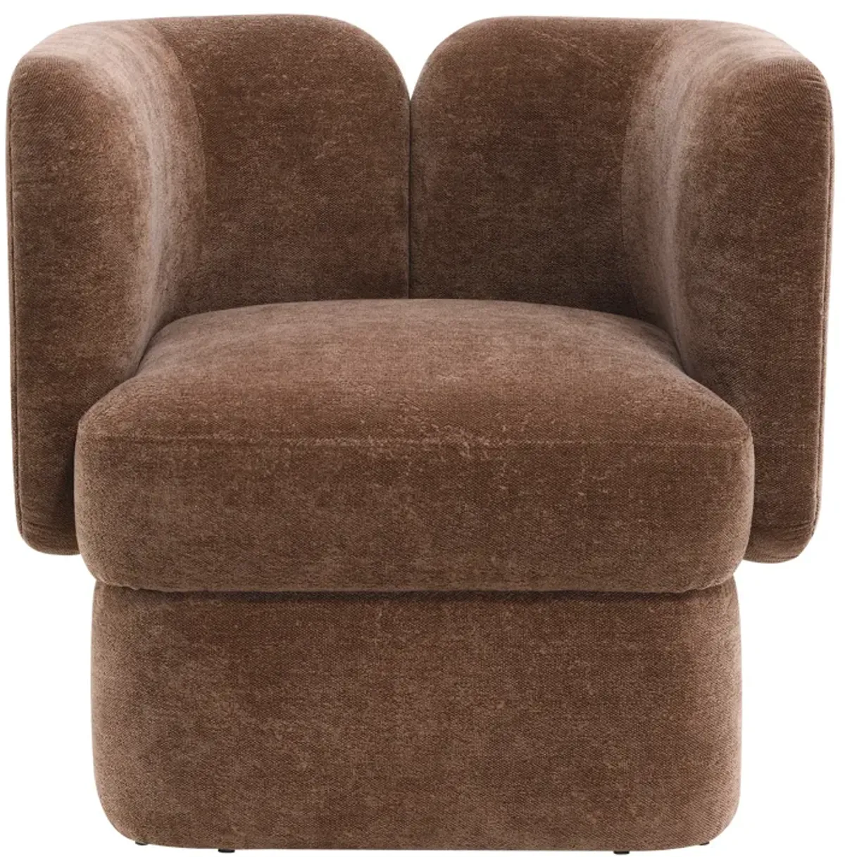 Shelter-back Accent Chair, Brown