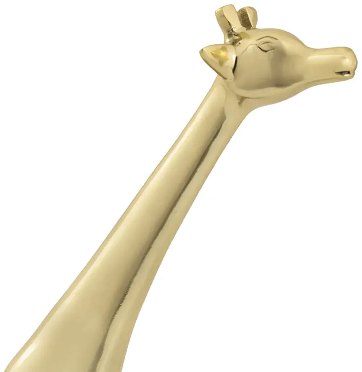 Brass Giraffe Sculpture - Large