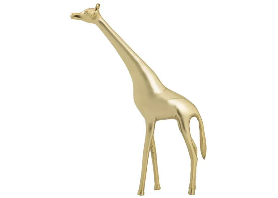 Brass Giraffe Sculpture - Large