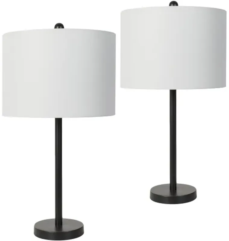 Tulip TLP-001 25"H x 13"W x 13"D Accent Table Lamp